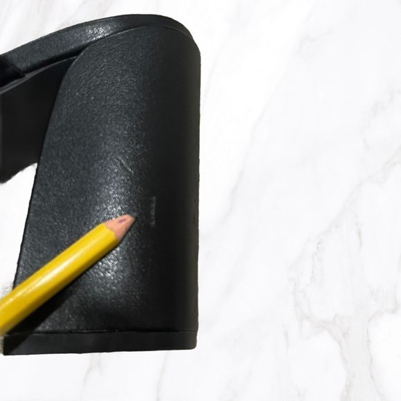 NWOT Dolce Vita Women's Black Emeley Slip-On Double Band Heeled Sandals, Size 10 - Picture 8 of 8